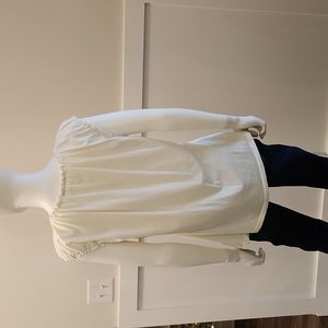Loft creamy stretchy neck comfy tshirt
